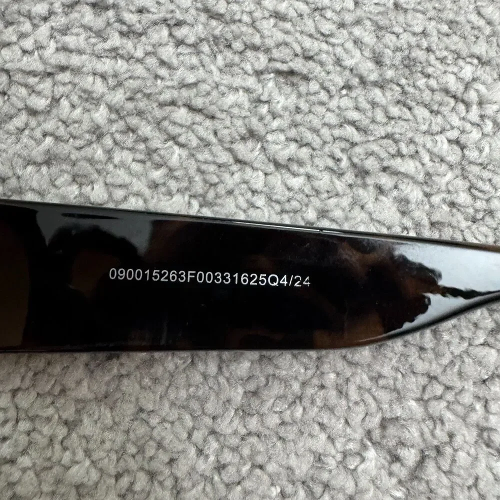 Womens Tortoise Shell Rectangle Sunglasses Chunky Frame Wide Temple Y2K 90s